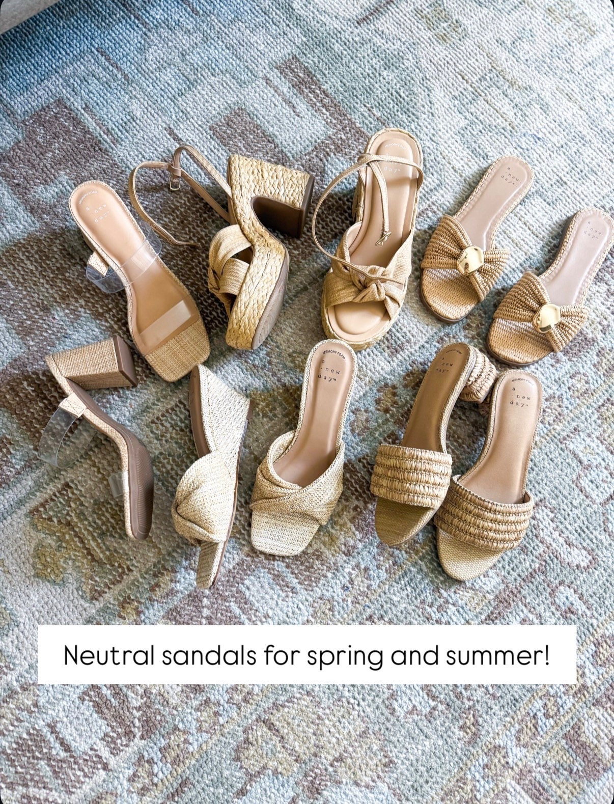New spring and summer shoe arrivals from Target! Neutral sandals. Neutral wedges. Vacation outfit. Resort wear. Neutral slide sandals. 


#LTKootd #LTKTravel #LTKSwim