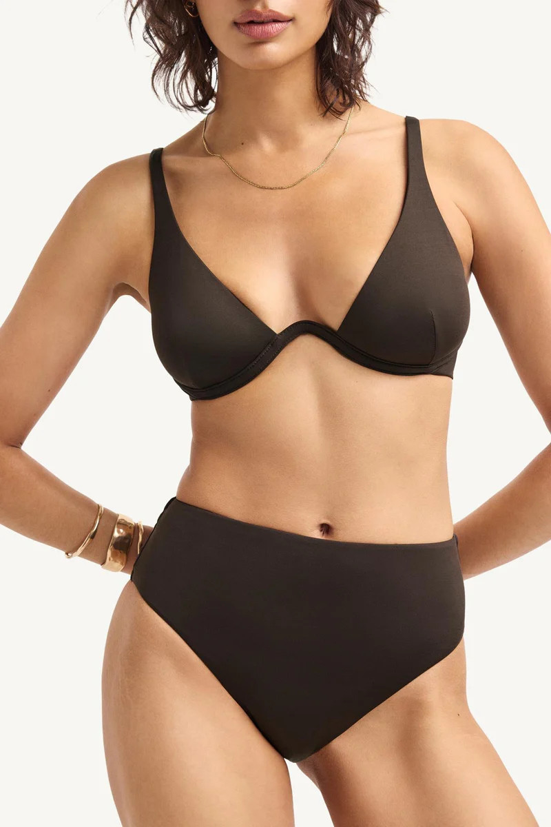 Maisie Underwire Top - Deep Earth EcoLux | Vitamin A