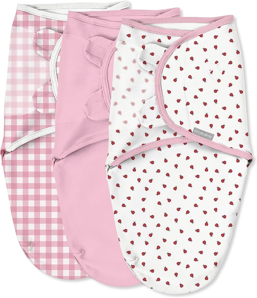 SwaddleMe by Ingenuity Original Swaddle, 100% Cotton, Improves Sleep & Calms Startle Reflex, 0-3 ... | Amazon (US)