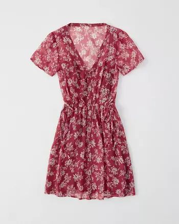 Womens Chiffon Shirtdress | Womens Dresses & Rompers | Abercrombie.com | Abercrombie & Fitch US & UK