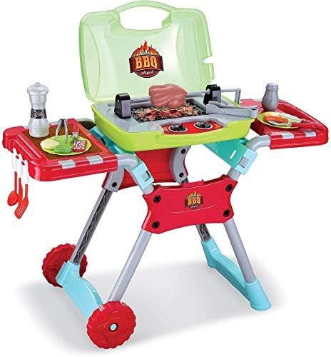 Amazing for less Barbecue Grill, Little Kids Indoor Outdoor Toy Kitchen BBQ Play Set with Sounds ... | Amazon (US)