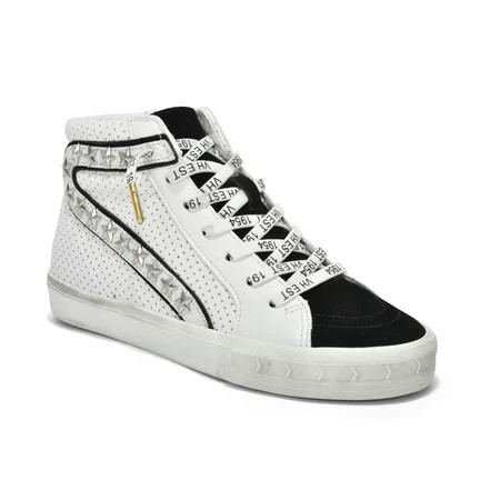 Vintage Havana Women s Gadol High Top Fashion Sneakers White \ Black Multi 8.5 M US | Walmart (US)