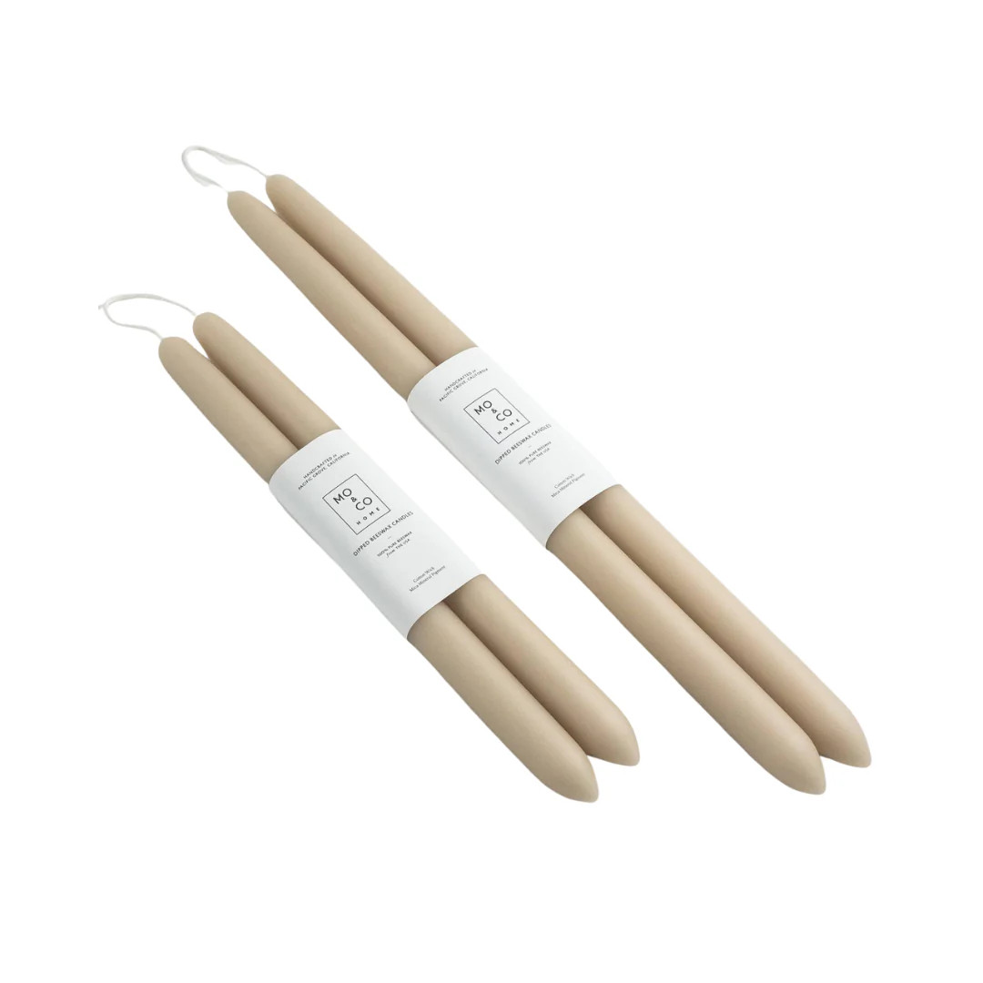 BEESWAX CANDLES (CLAY) | Cooper at Home