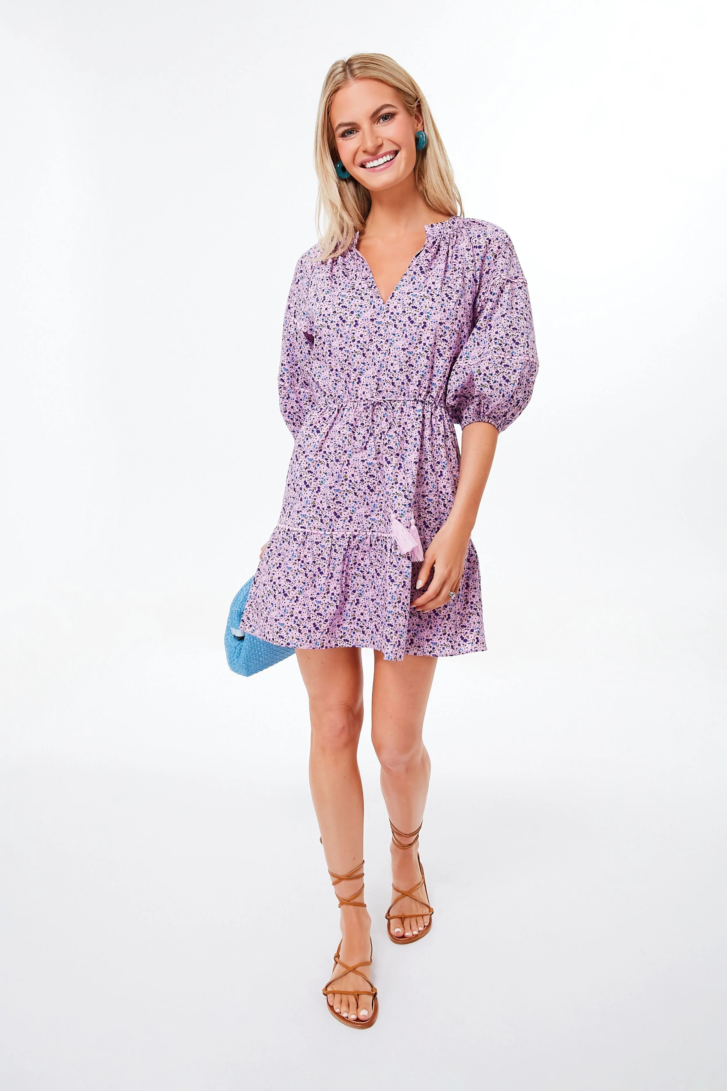 Purple Floral Matilda Dress | Tuckernuck (US)