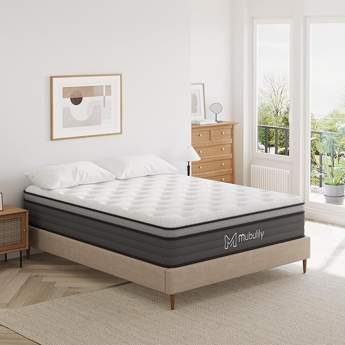 Full Mattress,8 Inch Hybrid Mattress in a Box with Gel Memory Foam,Motion Isolation Individually ... | Amazon (US)