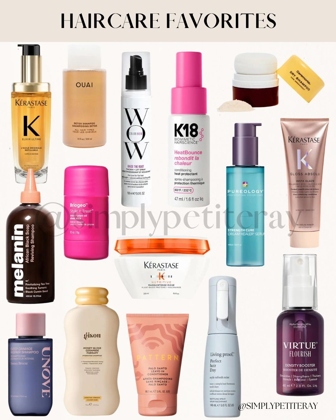 Sephora Haircare Favorites! ✨

Elevate your hair routine with these high-performance, viral favorites from Sephora—all under $50! 💖

I am obsessed with the luxury feel of these top-tier formulas. From the cult-favorite Ouai Detox Shampoo and Gisou Honey Gloss to the transformative K18 leave-in treatment and Kérastase hair oils, these picks are absolute game changers. I love how these products work together to add incredible shine, strength, and volume, giving you that salon-fresh finish right at home!

#SephoraSquad
#SephoraFinds
#HaircareRoutine
#HealthyHair
#Ouai
#Gisou
#Kerastase
#HairInspo
#BeautyFavorites
#AffordableLuxury
#EverydayChic
#LTKBeauty
#SelfCare
#HairProducts
#SephoraUnder50

#LTKBeauty #LTKmorningroutine #LTKselfcare