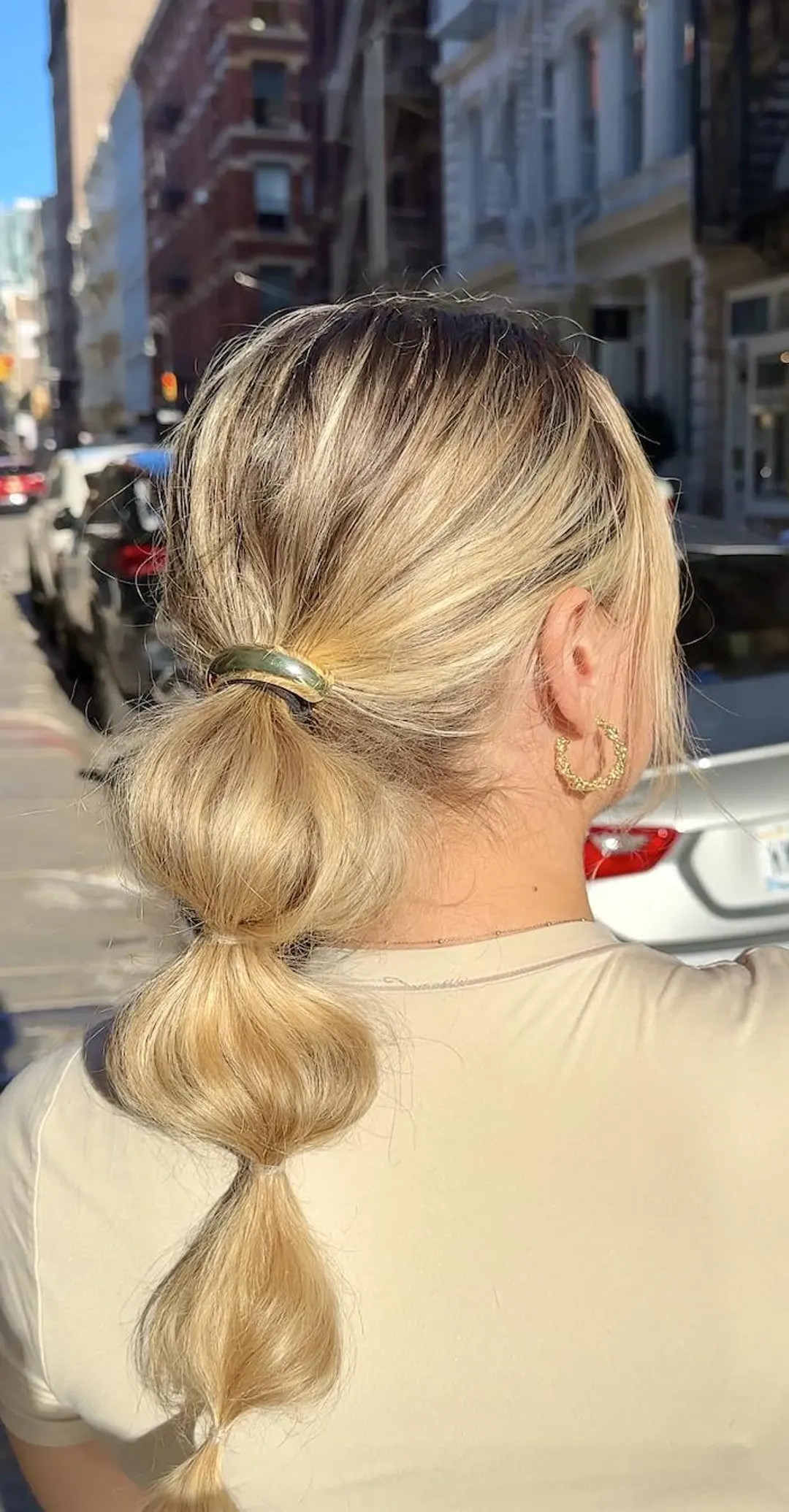 1 Piece Faux Gold Pony Hair Cuff With 6 Clear Elastic Bands to Complete This Hair Style, Hair Tie... | Etsy (US)