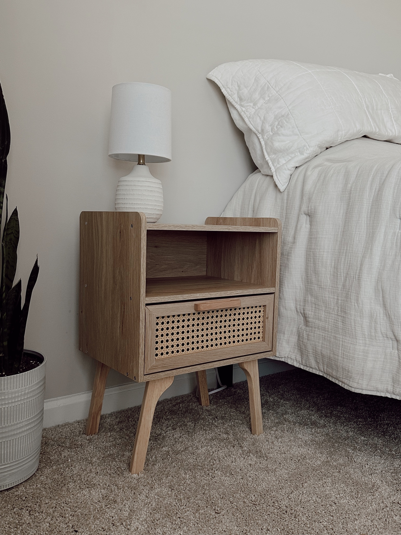 affordable + aesthetic night stand from Amazon ☁️🤎