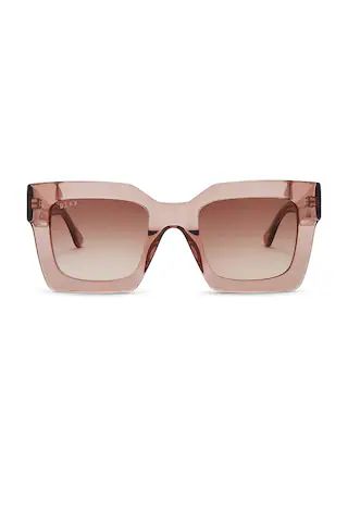 DIFF EYEWEAR Dani Sunglasses in Rose Stone & Taupe Rose Gradient from Revolve.com | Revolve Clothing (Global)