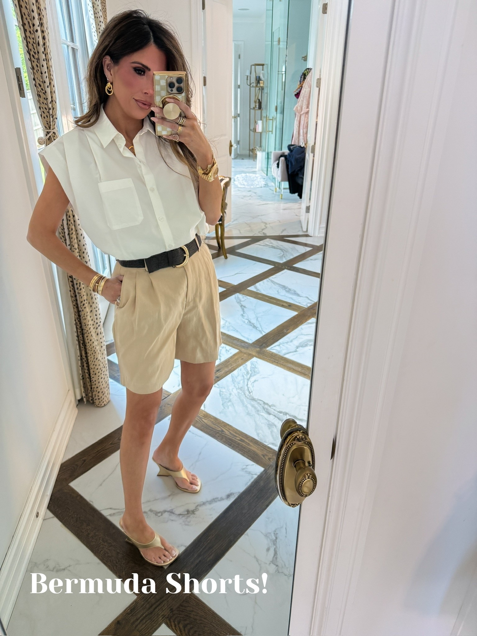 Wearing a small shirt and medium shorts! 

Zara fashion, Zara finds, Bermuda shorts, Dior, Shop Bop, Nordstrom fashion, Workwear, Business casual, Emily Gemma

#LTKmomlife #LTKootd #LTKWorkwear
