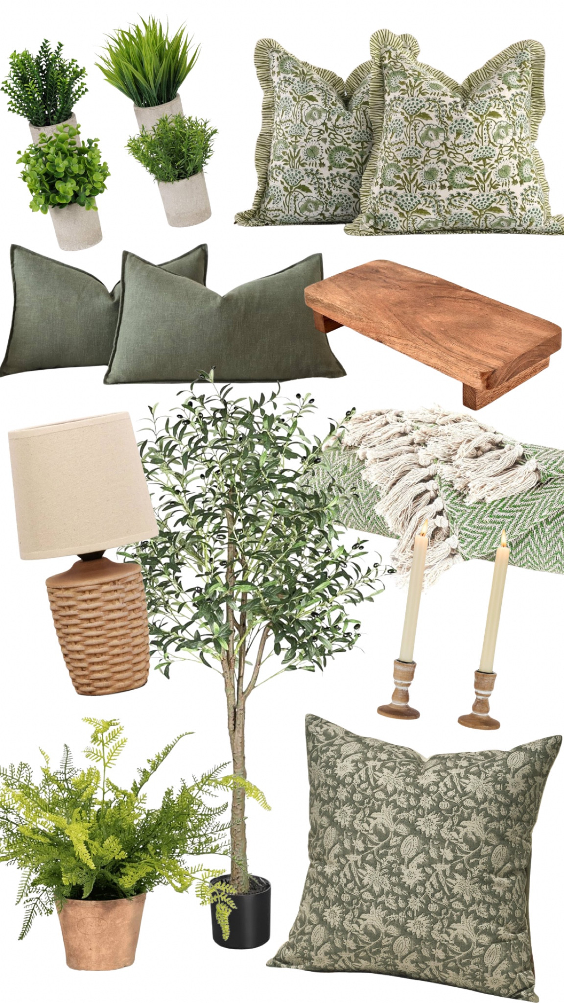 Green & neutral home decor inspo 🤍 

#LTKhome