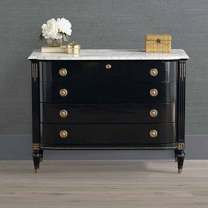 Regency 4-Drawer Bow Front Chest | Frontgate