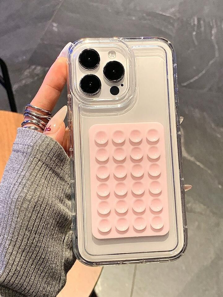 3D Suction Cup Airbag Phone Case For IPhone | SHEIN