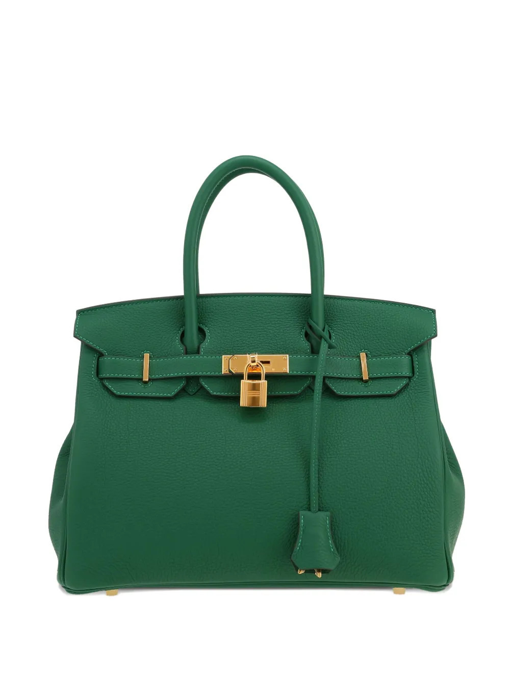 Hermès Pre-Owned 2024 Birkin 30 leather tote bag - Green | Farfetch Global