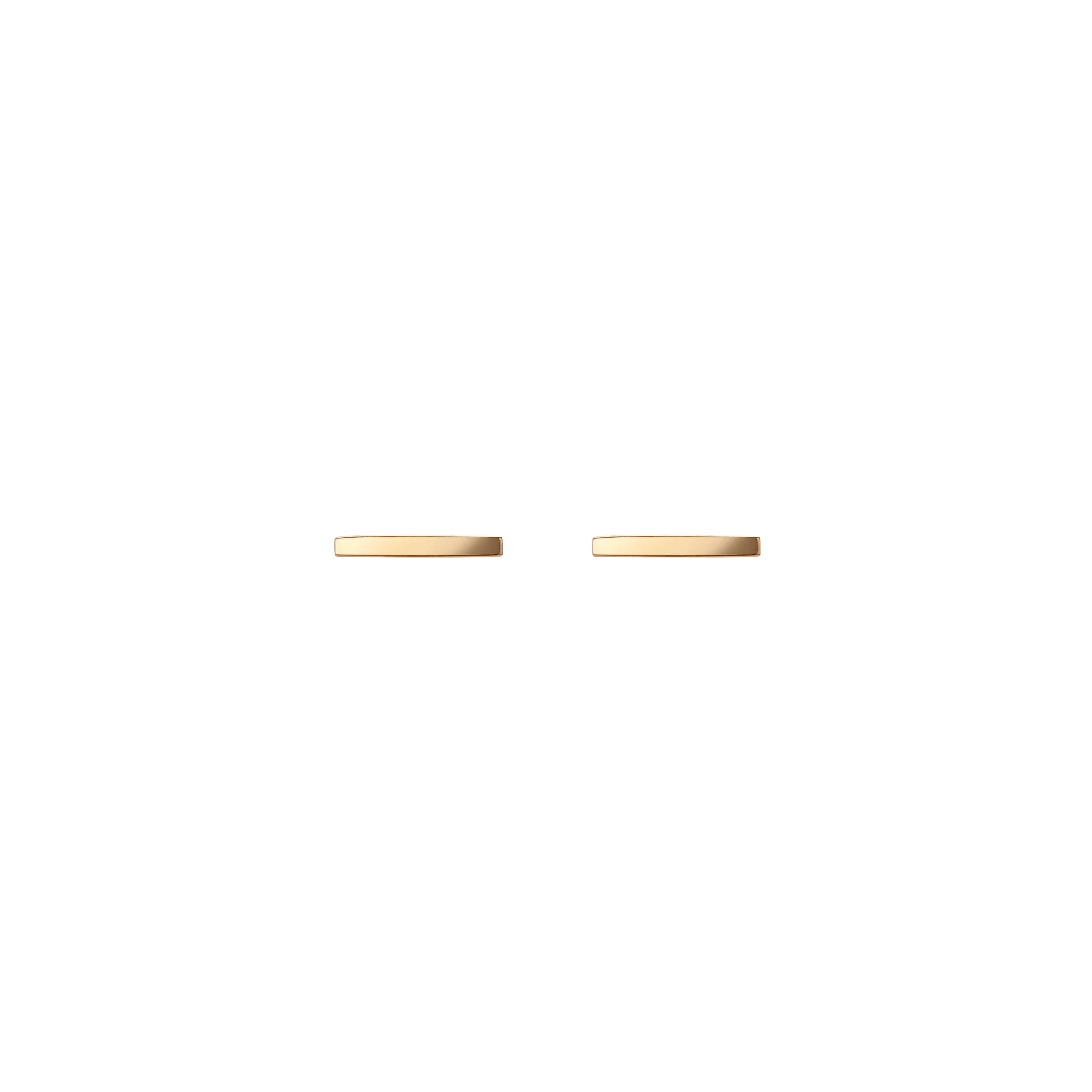 Midi Gold Bar Earring | AUrate New York