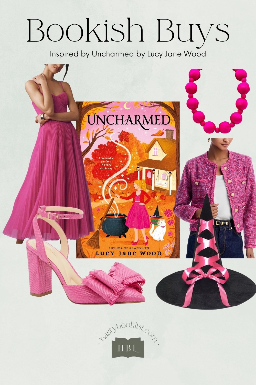 Wearing a pink dress layered under a pink jacket, pink bow heels, a pink choker, and a black witch hat tied with a pink bow isn’t just an outfit—it’s pure Andromeda “Annie” Wildwood energy from Uncharmed by Lucy Jane Wood.

Annie has spent her life perfecting the art of looking—and being—just right. Every bow tied neatly, every potion brewed flawlessly, every smile crafted to keep everyone around her happy. The all-pink ensemble mirrors that polished exterior: sweet, soft, and pleasing. The bow details and matching accessories echo her carefully curated life, while the witch’s hat tips its brim toward the magic she’s so desperate to master.

But here’s the twist—much like Annie, this outfit isn’t about perfection, it’s about permission. Permission to embrace the messy, the magical, and the parts of yourself that don’t always sparkle on cue. The bold layers of pink whisper: you’re allowed to be soft and strong. The black hat grounds it all, reminding you that real power comes not from pleasing others but from choosing yourself.

Slip into Annie’s palette and let it remind you that you are the main character of your story—bow heels, imperfections, and all. Sometimes magic isn’t in getting everything right; it’s in daring to live for yourself.

#LTKParties #LTKStyleTip #LTKShoeCrush