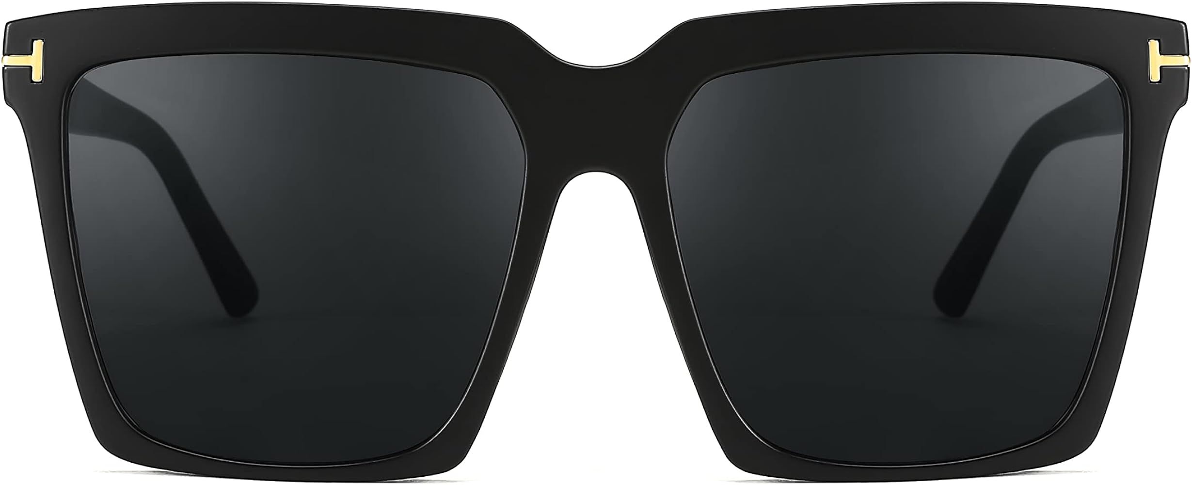 Oversized Square Sunglasses for Women Men Fashion Big Frame Shades B4044 | Amazon (US)