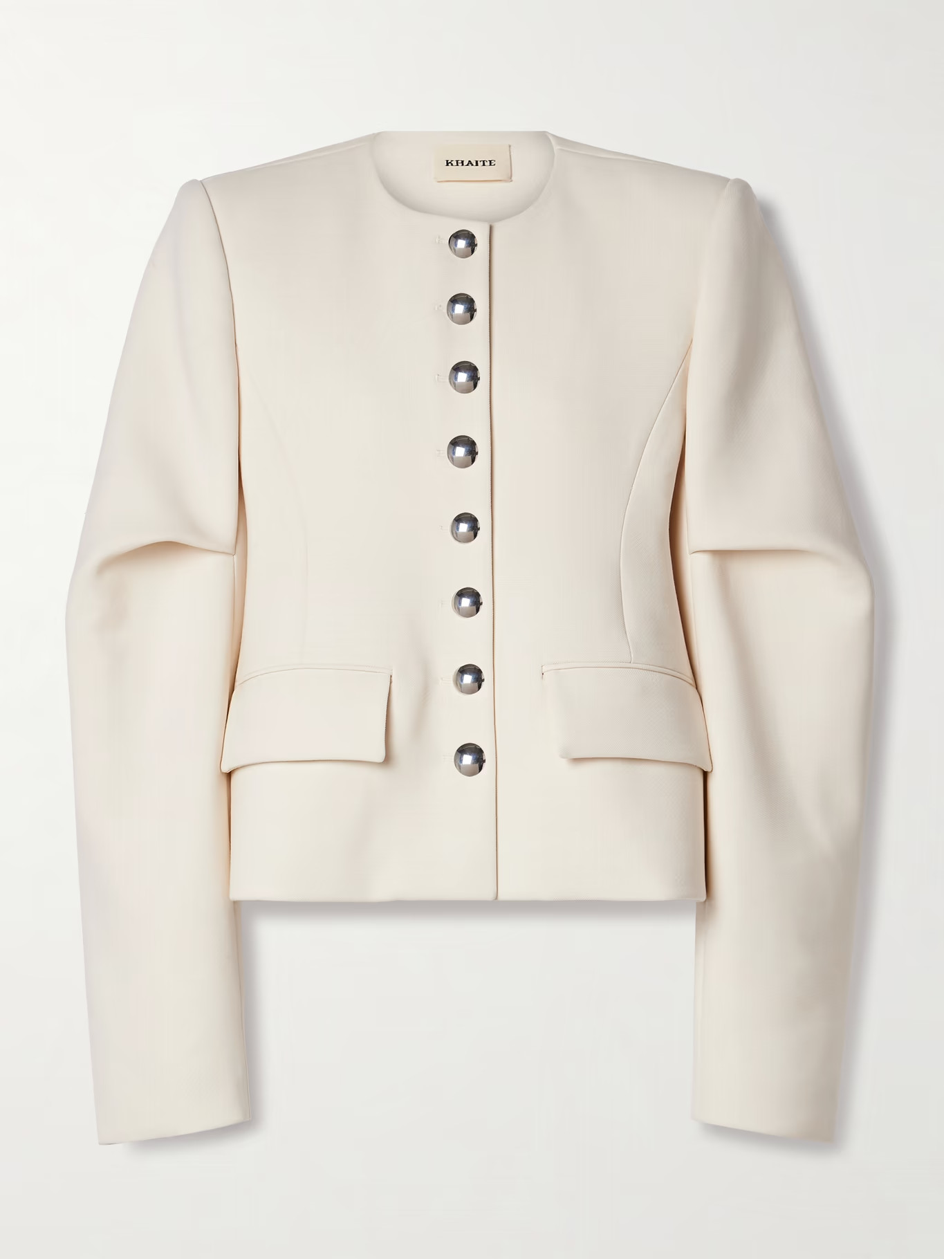 KHAITE
Darlman draped twill blazer

 | NET-A-PORTER (UK & EU)