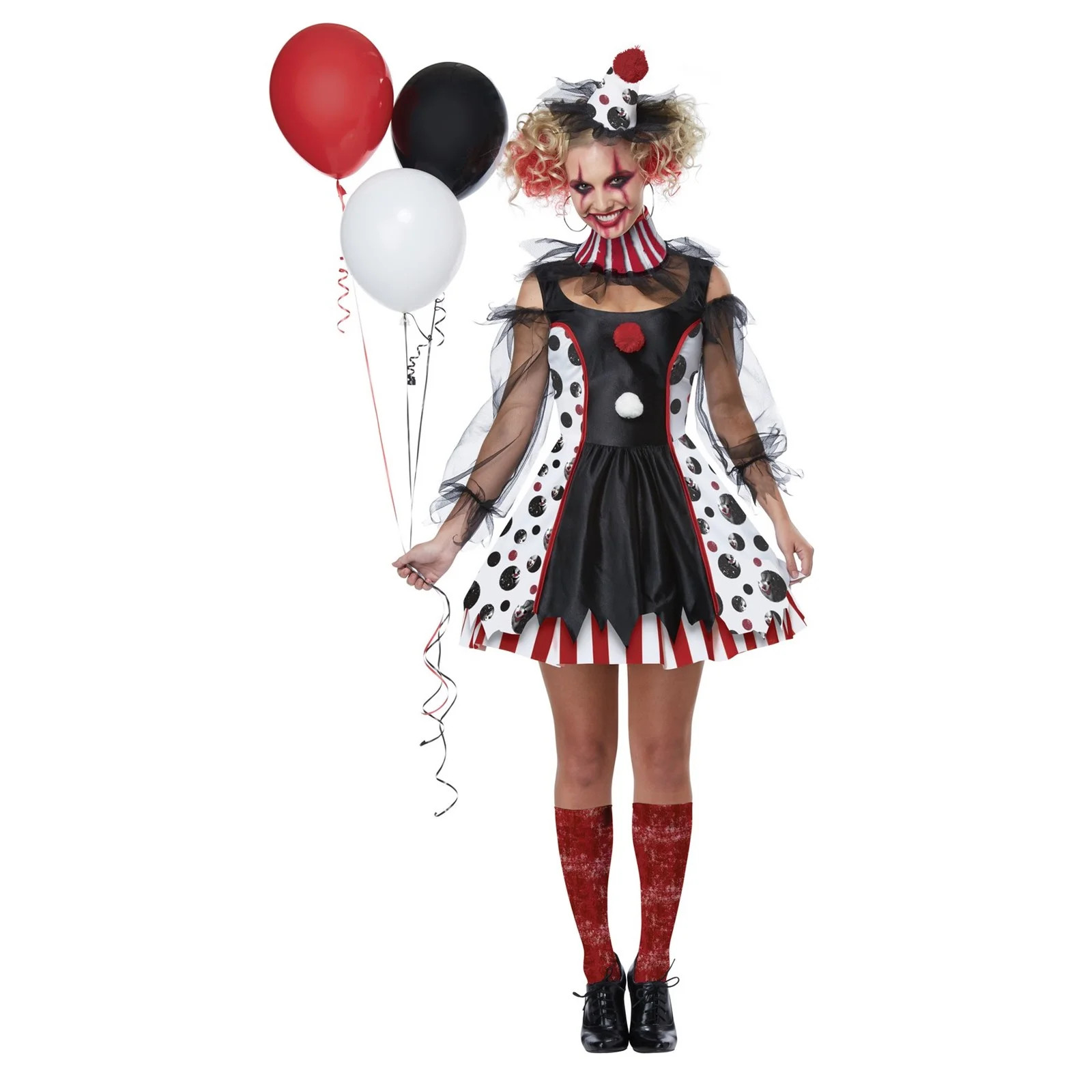 Women's Twisted Clown Costume | Walmart (US)