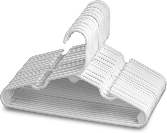 Sharpty Kids Hangers Plastic, Children's Hangers Ideal for Everyday Standard Use, Baby Hangers Ki... | Amazon (US)