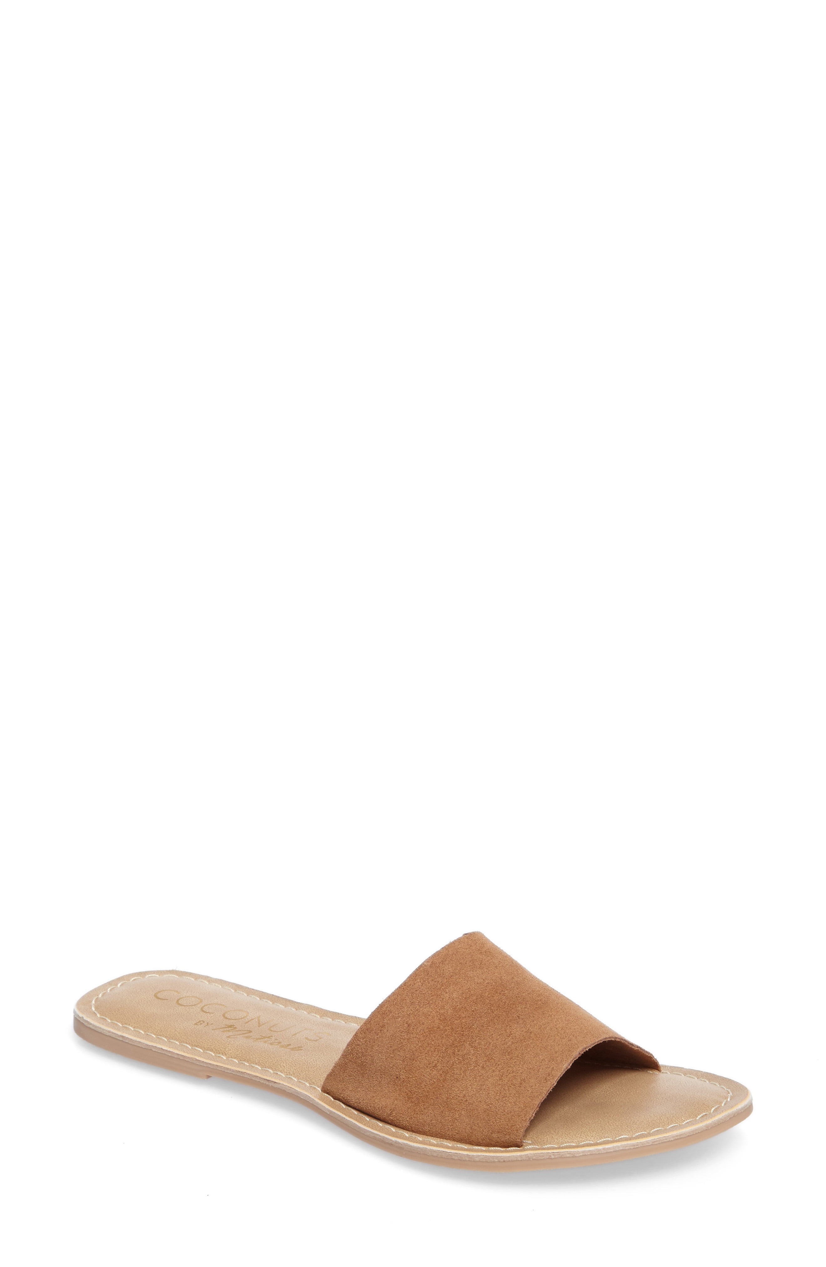 Women's Coconuts By Matisse Cabana Slide Sandal, Size 6 M - Brown | Nordstrom