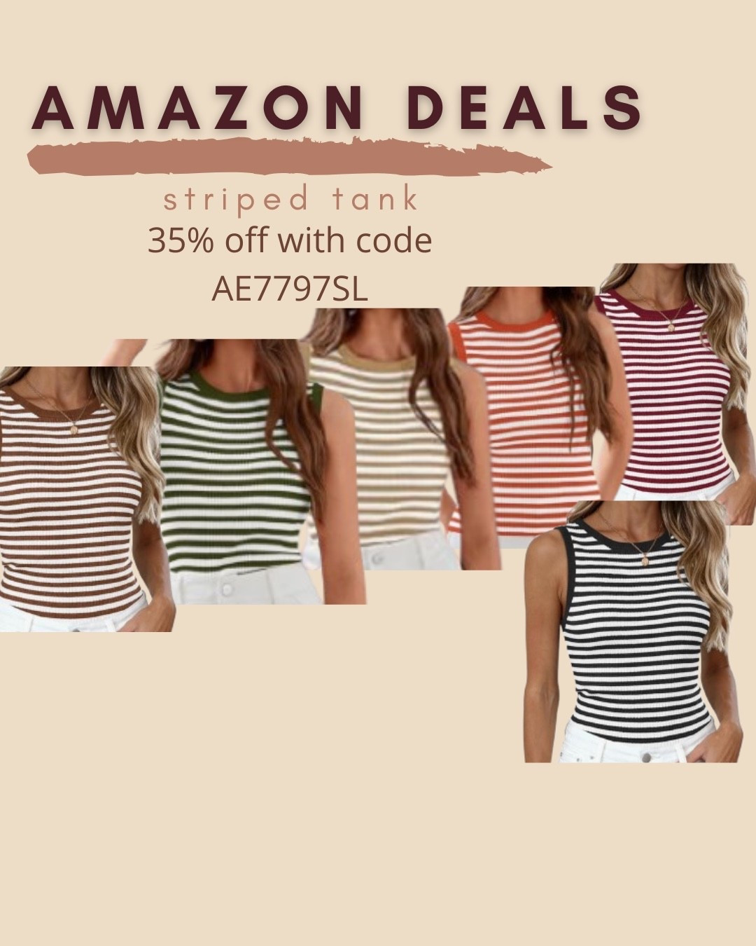 $9 ends 2/19

Amazon fashion
Amazon deals
Striped tank


#LTKSaleAlert