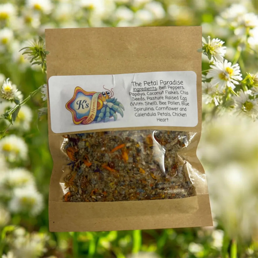 The Petal Paradise - Complete Hermit Crab Food Blend - Etsy | Etsy (Global)
