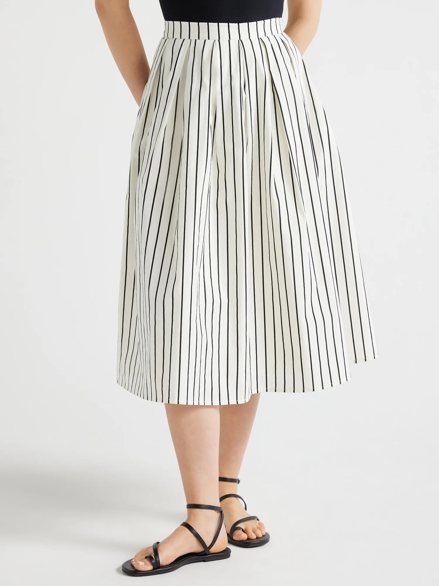 Scoop Women's Pleated Skirt, Sizes XS-XXL | Walmart (US)