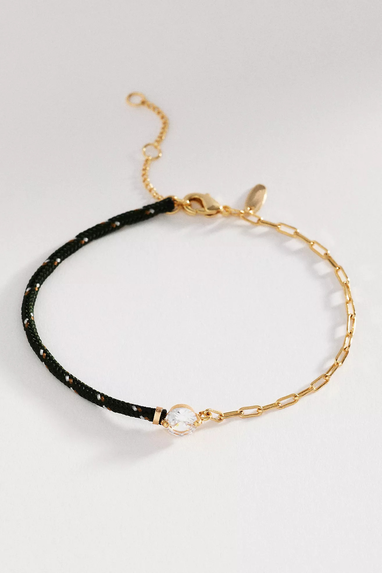Corded Chain Link Bracelet | Anthropologie (US)