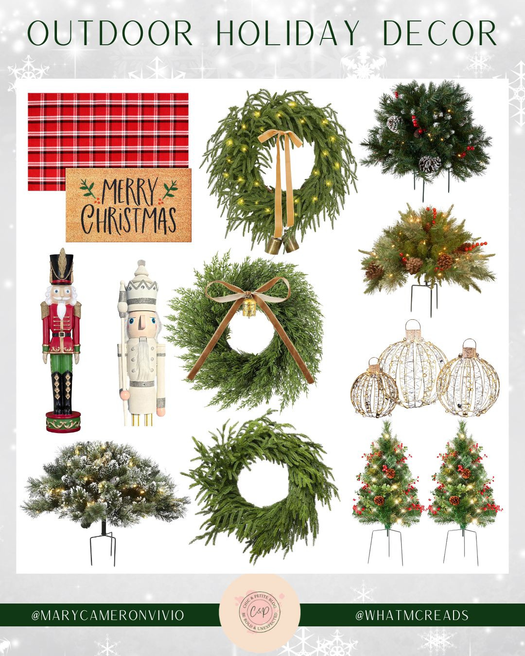 Christmas Doormats from Amazon 🎄

Christmas Decor // Outdoor Decor // Outside Decorations // Holiday Home // Home Decor 

#LTKFindsUnder50 #LTKSeasonal #LTKHoliday

#LTKHoliday #LTKSeasonal #LTKFindsUnder100