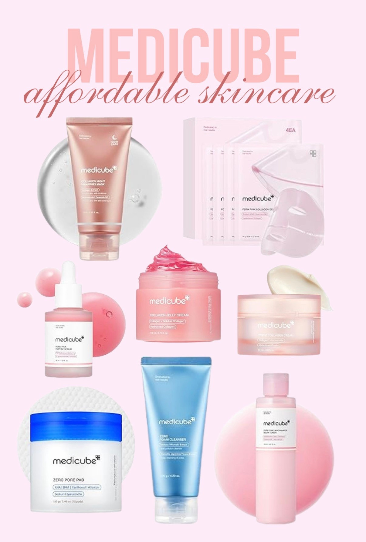 Medicube is the best "Glass Skin" routine, on a budget AND it’s all on SALE as part of the Amazon Spring Sale! If you’ve been looking for a sign to try Korean skincare, this is it! I finally tried the viral Medicube line on Amazon and I’m hooked. The goal? Poreless, glowing skin without paying professional prices. Once you try this brand out, I can guarantee you won't go back to another. With a product for any skin-need, medicube has it all and without breaking the bank. You can be your best self with glowing skin!! try it out!

#medicube #kbeauty #amazonbeauty #skincareroutine #glassskin #porecare #affordablebeauty #LTKFinds #amazonspringsale #facemask