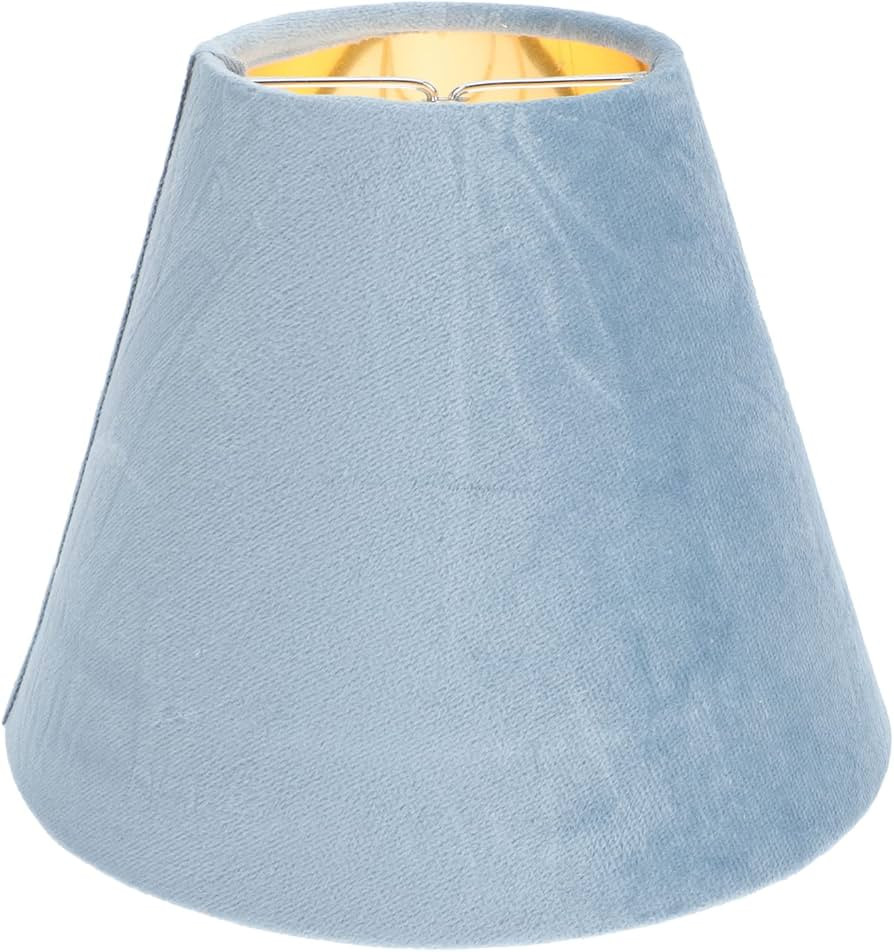 Mobestech Fabric Lamp Shade Barrel Small Chandelier Lamp Shades Light Covers E27 Bedside Table La... | Amazon (US)