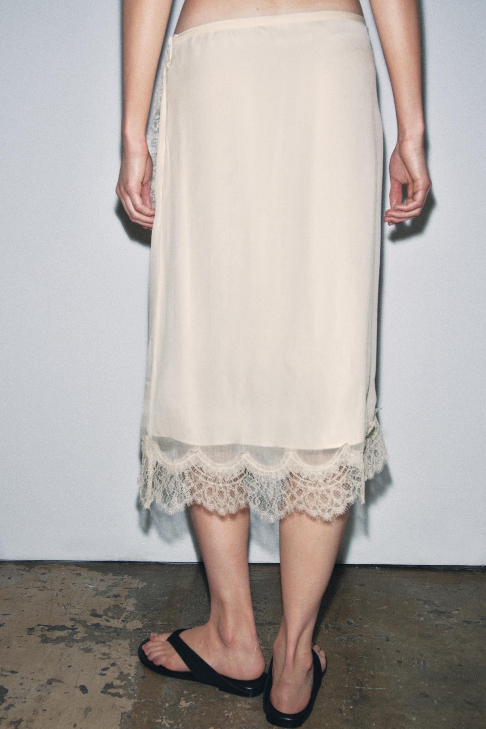 WICKELROCK MIT SPITZE ZW COLLECTION | Zara DE