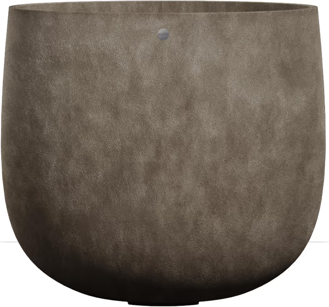 Mondo Large Planter – River Stone Finish – Fiberglass Indoor/Outdoor and Weather-Resistant Ro... | Amazon (US)