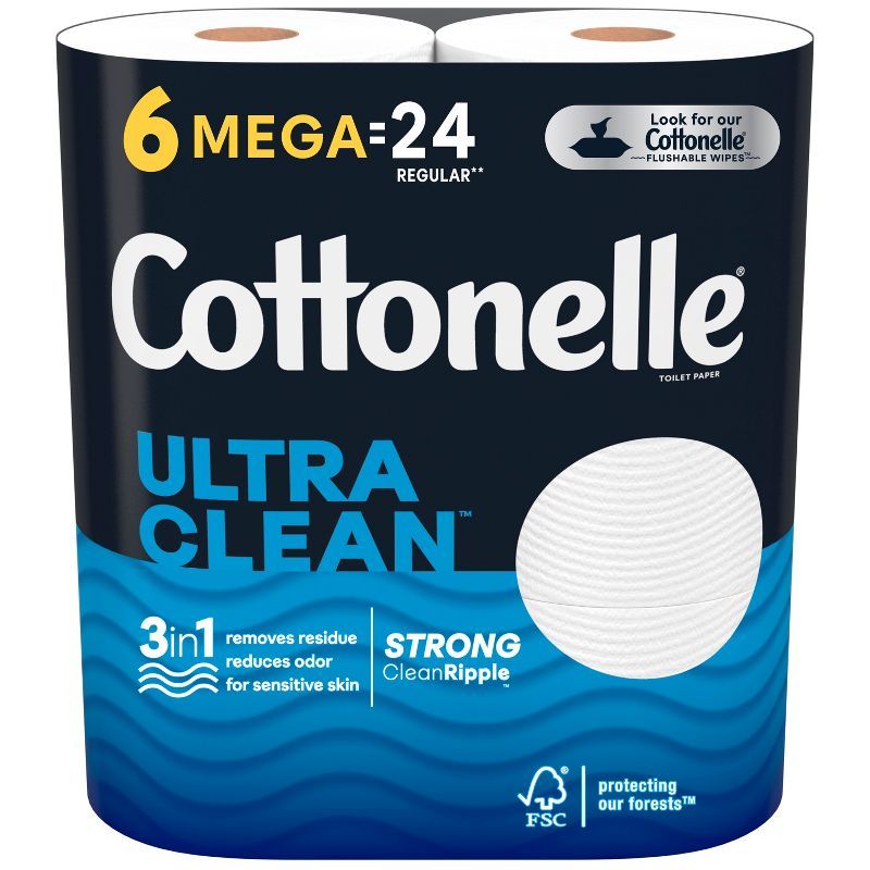 Cottonelle Ultra Clean Strong Toilet Paper | Target