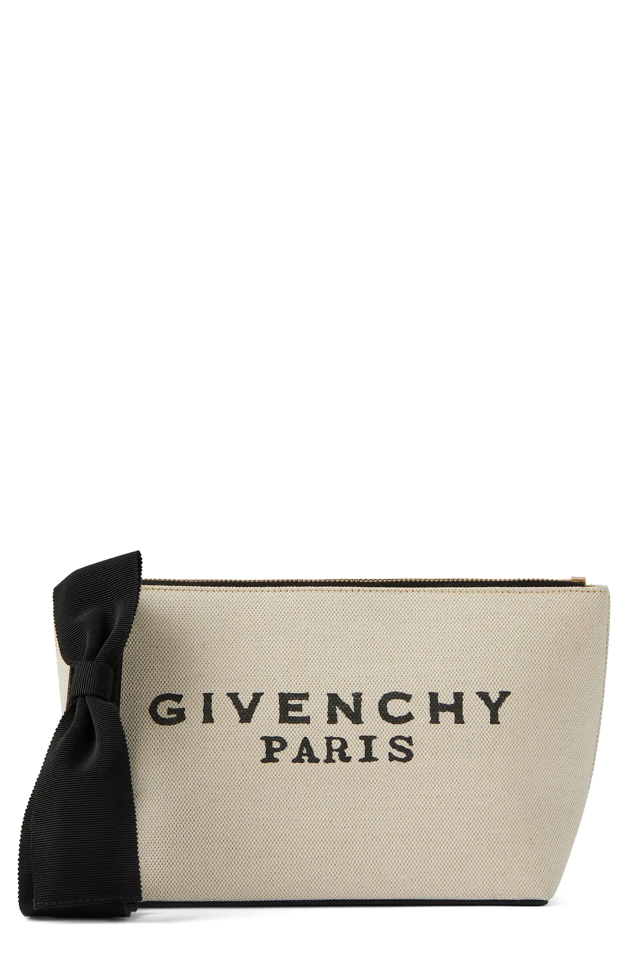 Small Logo Canvas Wristlet Pouch (Women) | Nordstrom | Nordstrom