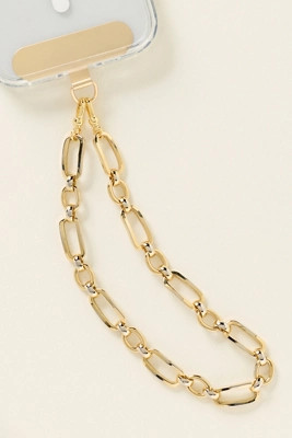 Vintage-Inspired Gold Phone Chain | Anthropologie (US)