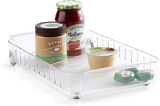 YouCopia RollOut Fridge Caddy, 9" Wide, Clear | Amazon (US)