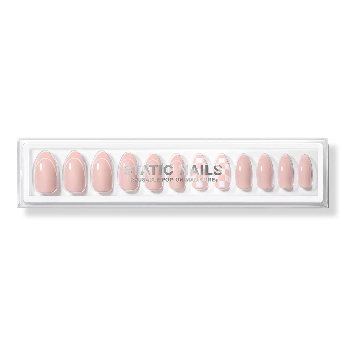 Static NailsLevel Up Almond Reusable Pop-On Manicures | Ulta