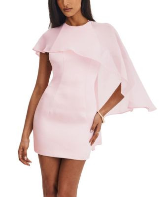 Umeko Asymmetrical Cape Mini Dress | Bloomingdale's (US)