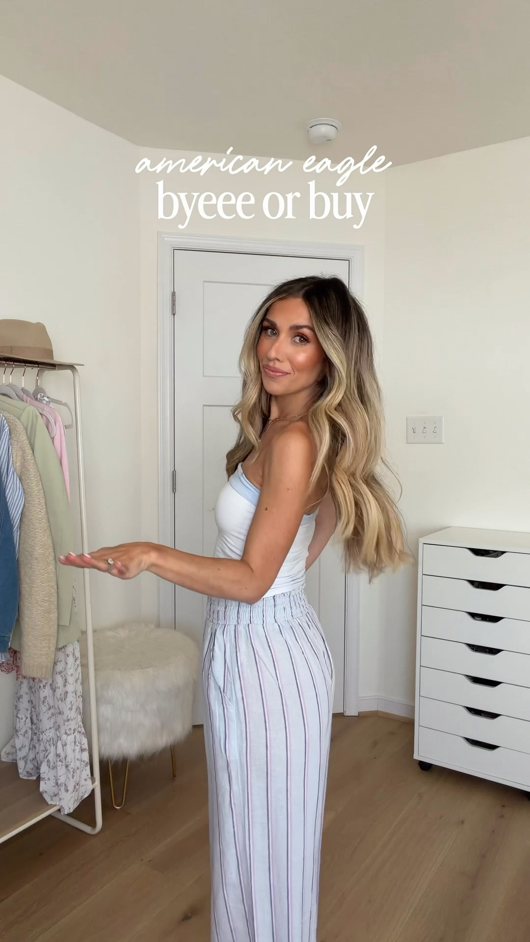 American Eagle Byeeee or Buy 🤍🛒 spoiler alert — they’re all a buy which I was not expecting!!!! In love with this order! SO many petite friendly options too! I’m 5’2 and typically a xxs/xs and 23/000 in AE! 


Spring outfits women 
Spring outfits 2026
Vacation outfits beach 
Ae jeans 
American Eagle haul 
American Eagle try on haul 
Petite style
Petite fashion 

#LTKSeasonal #LTKPetite #LTKxAerie