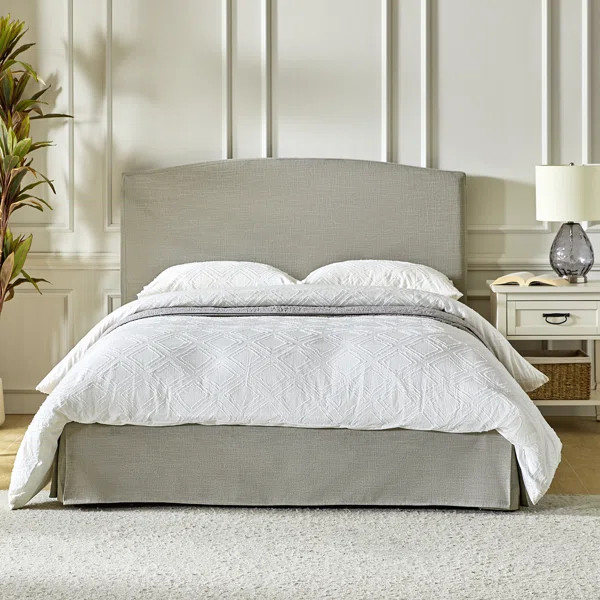 Sohni Upholstered Platform Bed with Washable Slipcover and Adjustable Headboard | Wayfair North America