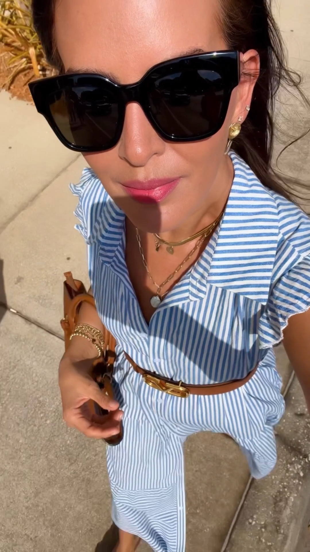 Size S in dress! Dress comes with a fabric belt. Shies tts. I’m wearing my cheek and lip product in Roly poly rosy

#LTKootd #LTKdayinmylife #LTKgrwm