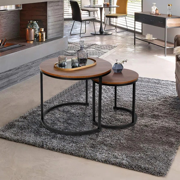 Briajah Sled 2 Nesting Coffee Table | Wayfair North America