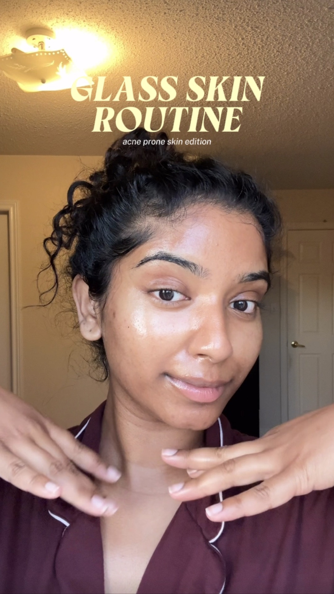 glass skin routine for acne prone skin 🫶🏽 #skincareroutine #acneproneskincare #hyperpigmentation

#LTKbeauty