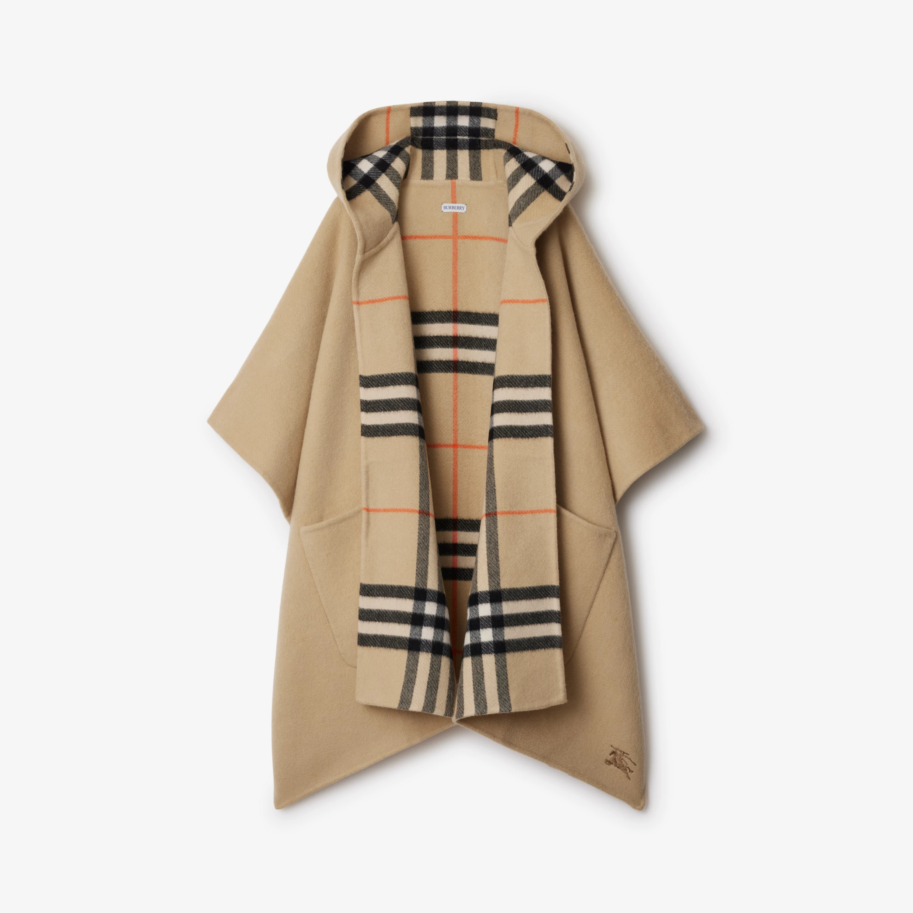 Reversible Check Cashmere Cape | Burberry (US)