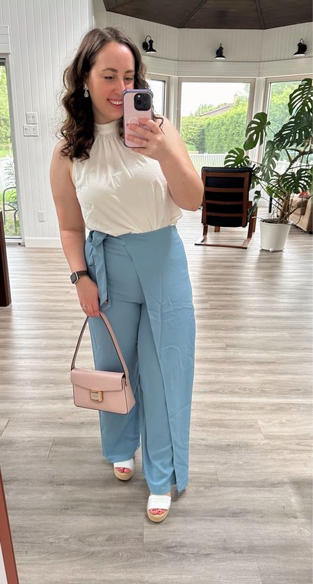 Don’t love wearing dresses but have some formal events to go to? I just got these super cute pants from Halara that feature an extra panel that ties over one side and they are so cute! They come in a huge variety of colours, and I think they are perfect for work or for a wedding or other event! 

#LTKWedding #LTKWorkwear #LTKStyleTip