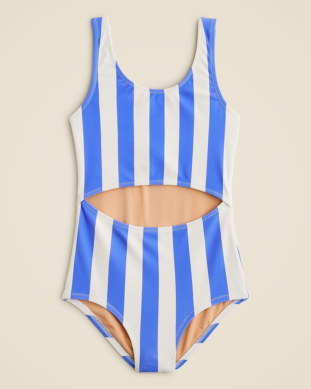Girls' printed cutout-waist one-piece swimsuit with UPF 50+ | J. Crew US