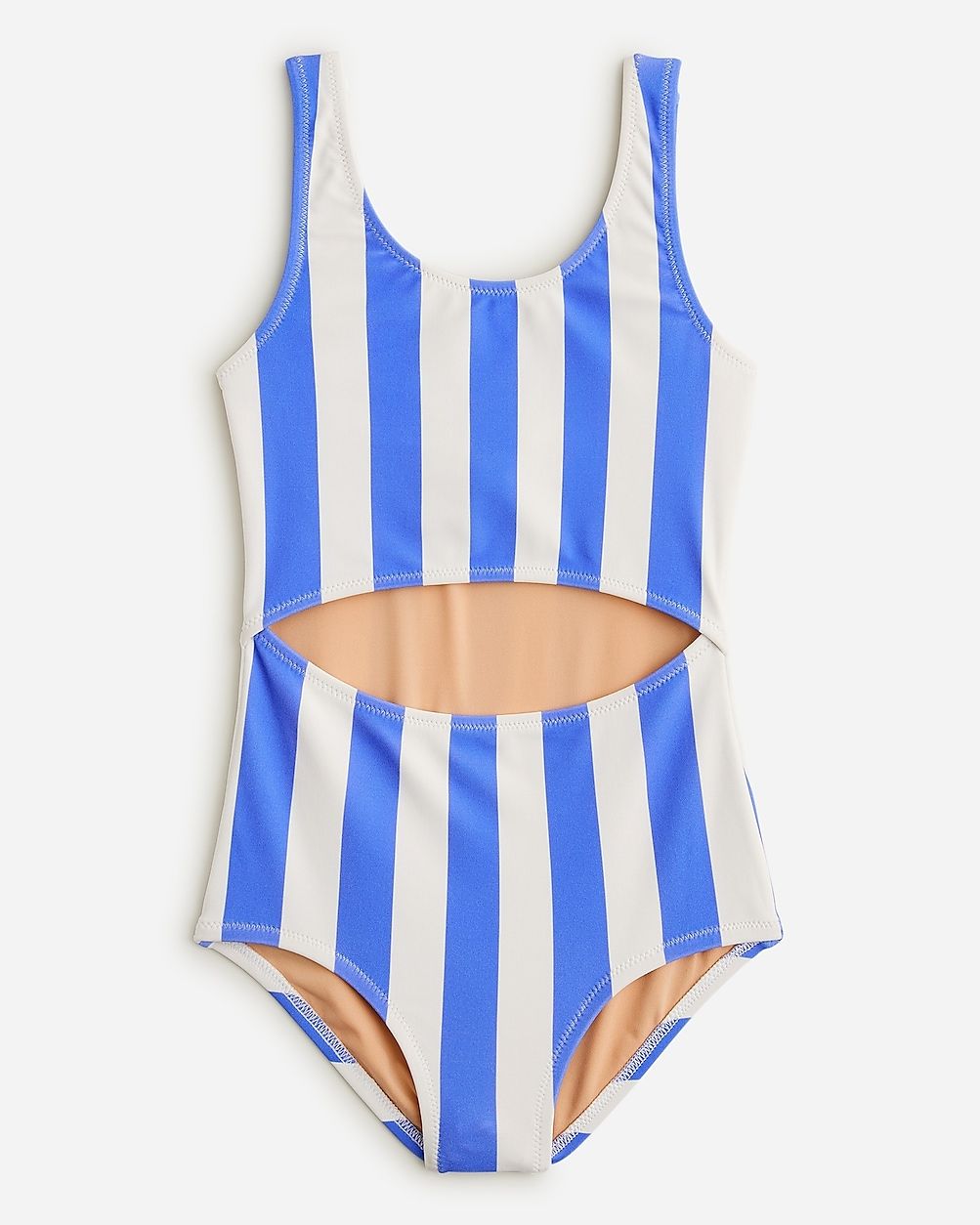 Girls' printed cutout-waist one-piece swimsuit with UPF 50+ | J.Crew US