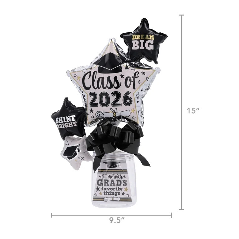 Class of 2026 Fillable Container Gift Set with Balloons, Graduation by Way To Celebrate | Walmart (US)